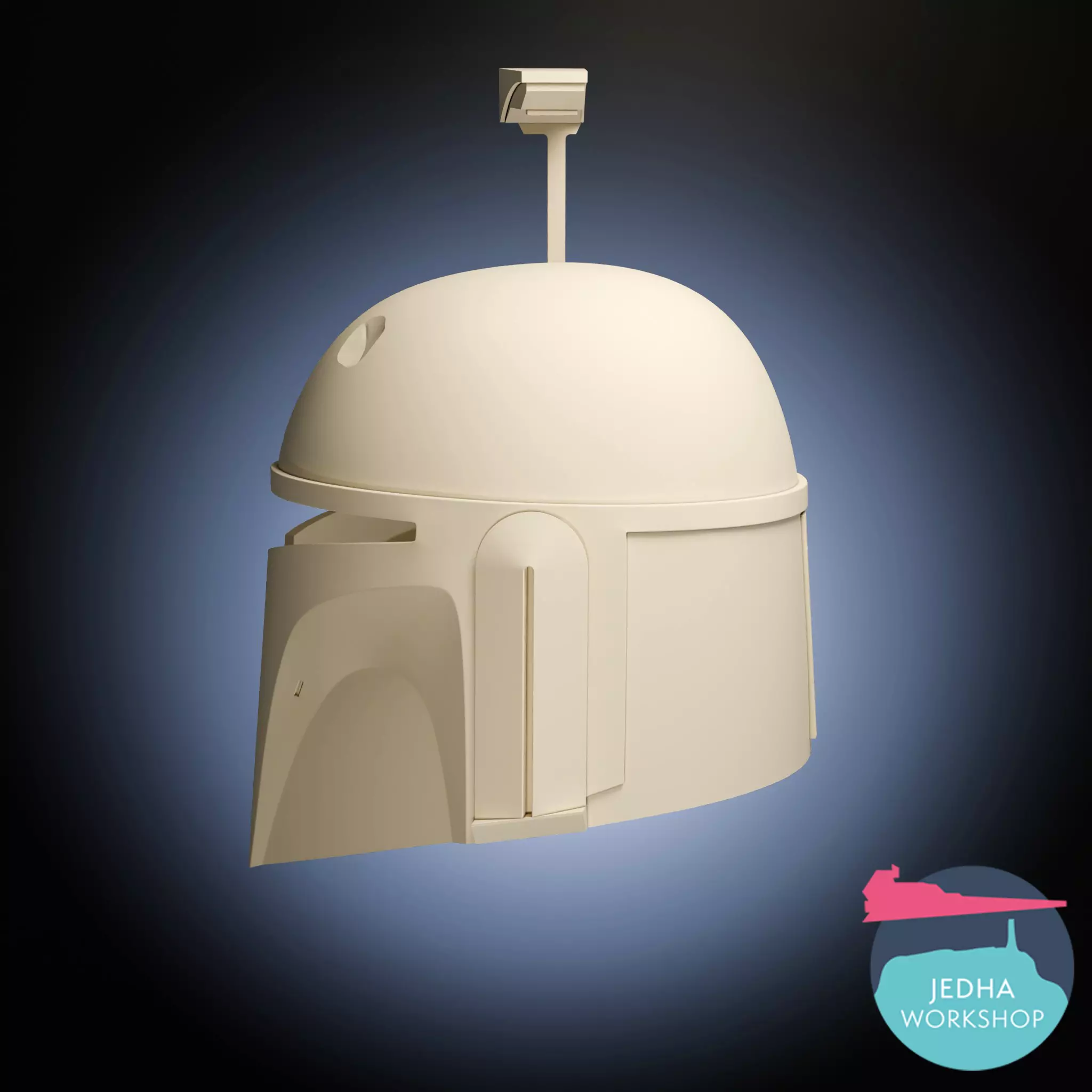 Boba Fett Helmet 3D Files Empire Strikes Back  3D print model_2