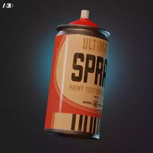 Spray can 3D model