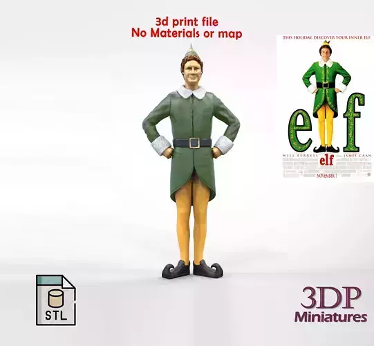 N2 William in ELF movie 3D print model