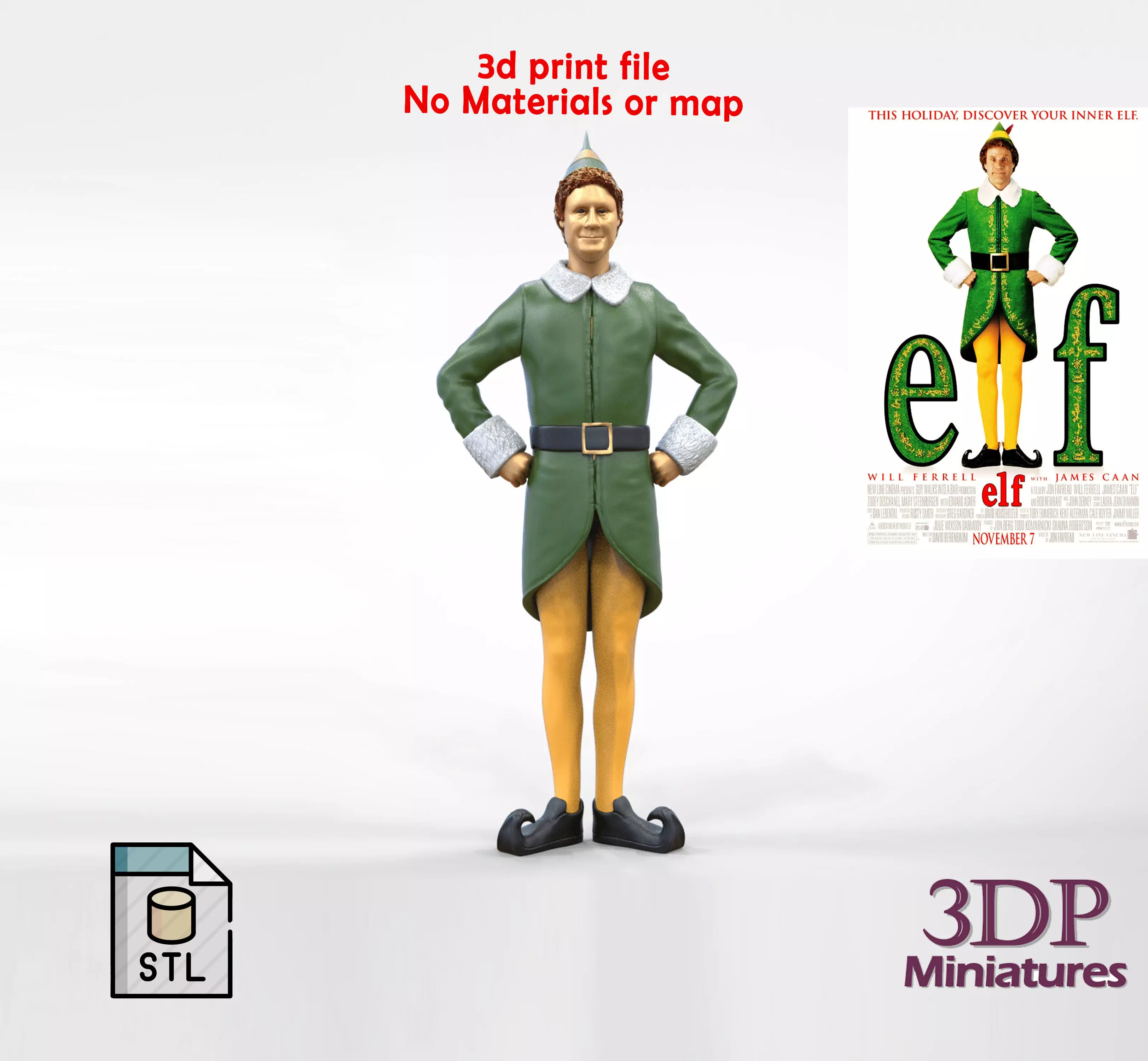 N2 William in ELF movie 3D print model_0
