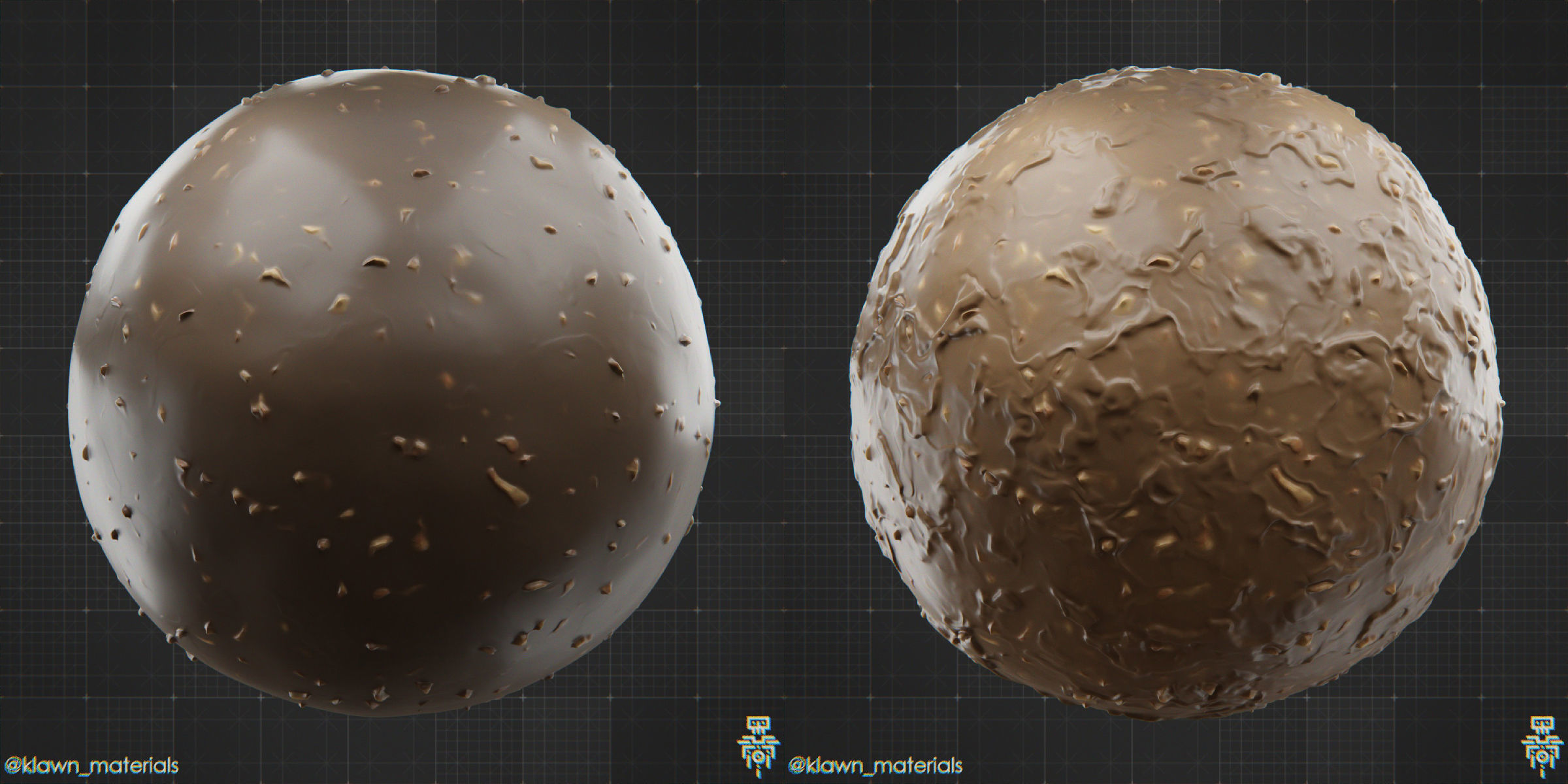 10in1 Procedural Ice Cream Materials for Blender 3D model CGTrader
