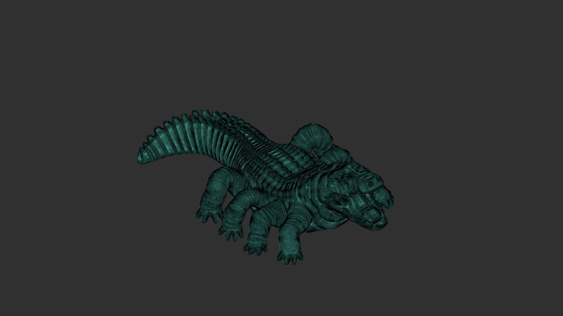 Crocodile 3d print alligator 3D print model_9
