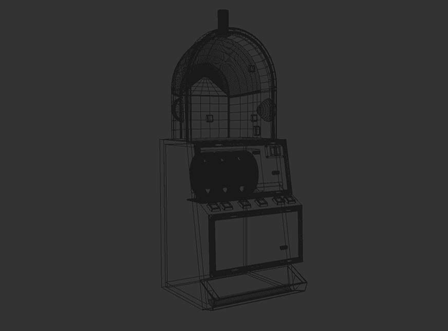 Barcrest Casino Cabinet 3D model_5