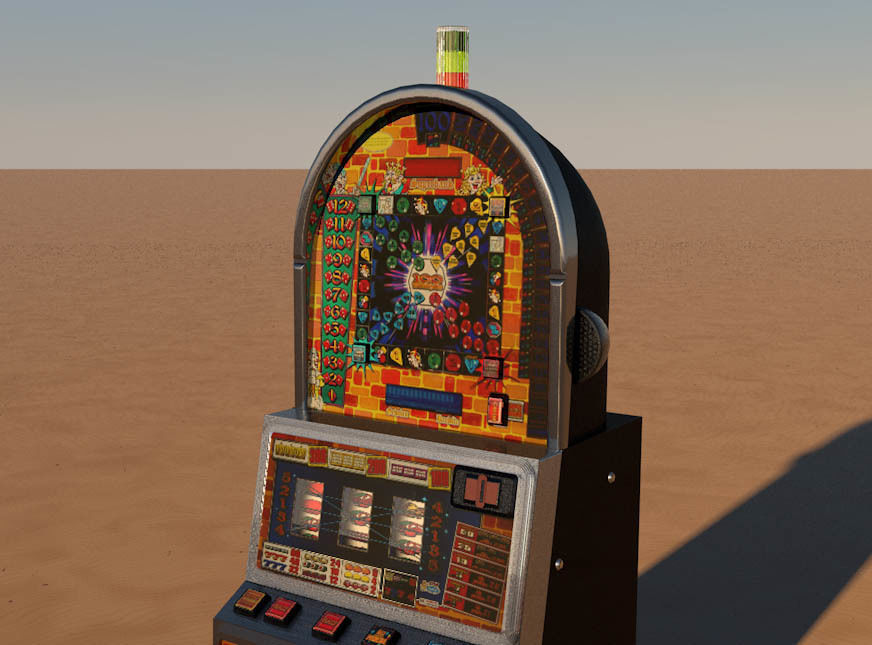 Barcrest Casino Cabinet 3D model_3