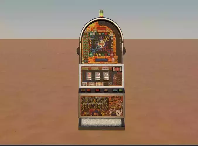 Barcrest Casino Cabinet 3D model