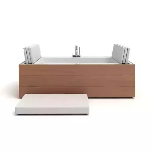 Wooden Bathtub