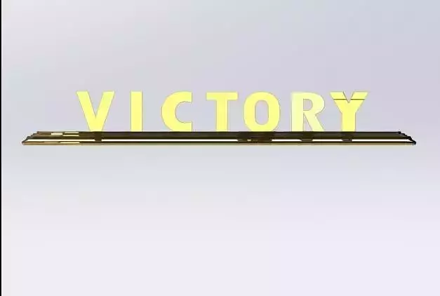 3D Stand for 3D printing defeat to victory 3D print model