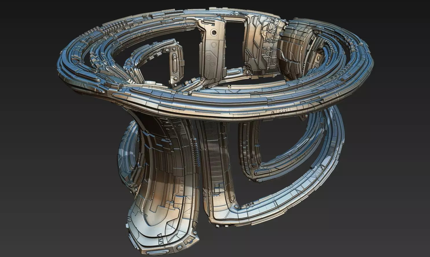 space equipment node 00076 3D model_0