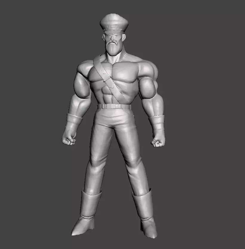 Otokosuki 3D Model man in uniform 3D print model_0