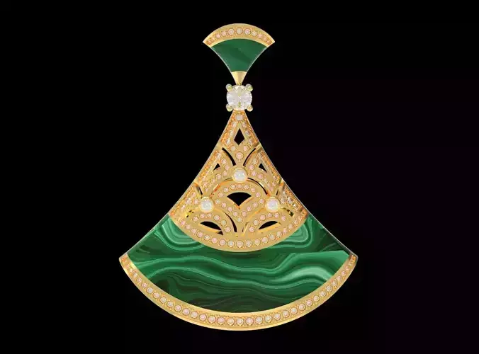 Woman Pendant 3D print model