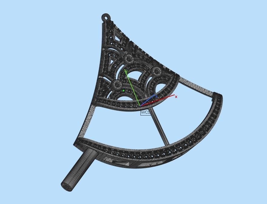 Woman Pendant 3D print model_11