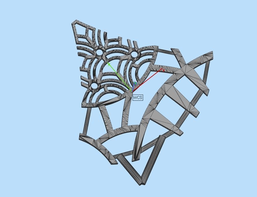 Woman Pendant 3D print model_12