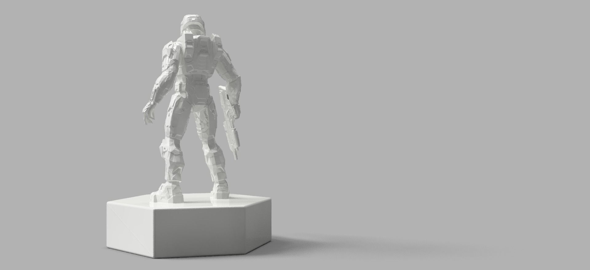 MasterChief 3dPrint ready model 3D print model_1