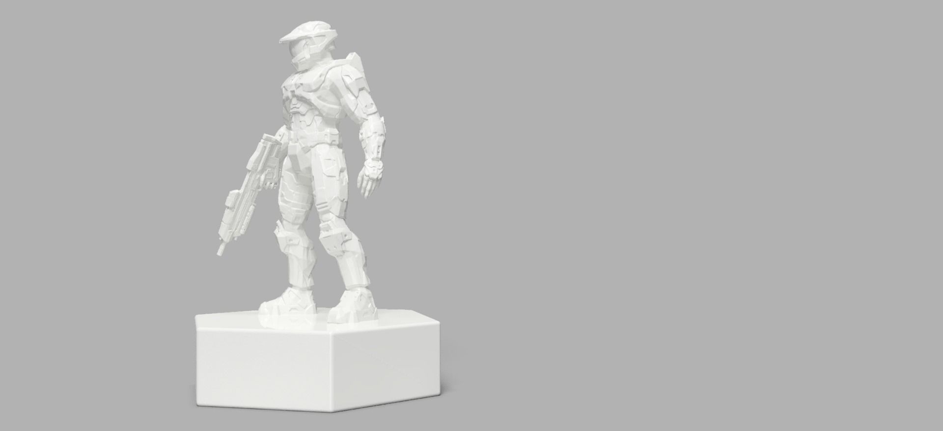 MasterChief 3dPrint ready model 3D print model_3