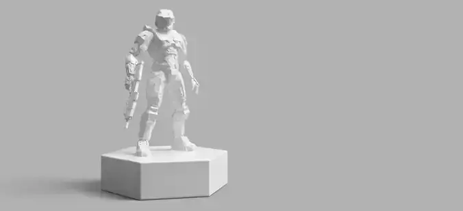 MasterChief 3dPrint ready model