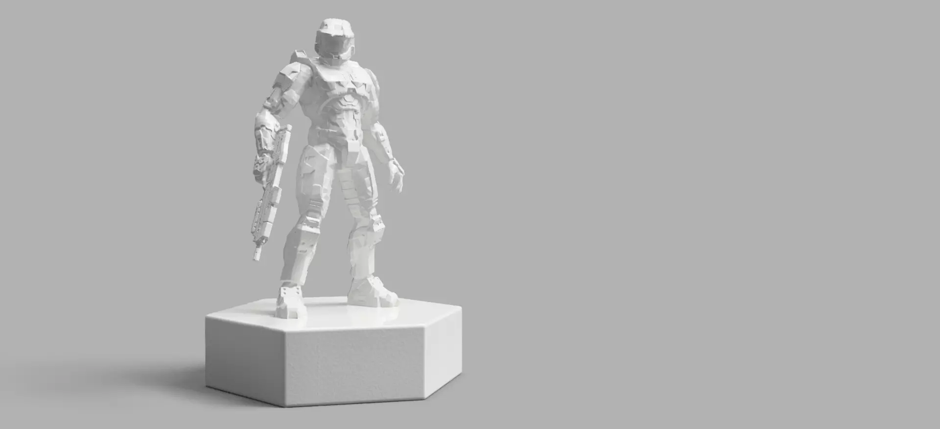 MasterChief 3dPrint ready model 3D print model_0