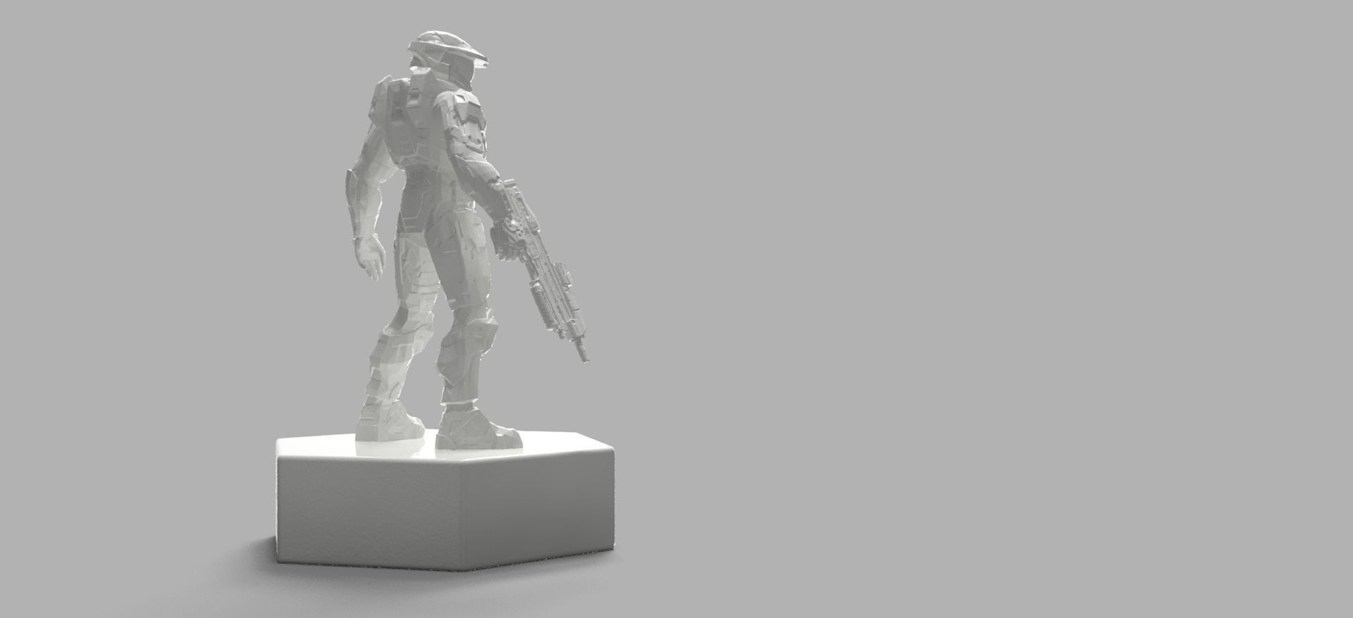 MasterChief 3dPrint ready model 3D print model_2