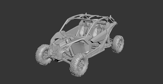 Can Am Maverick X3  3D print model 7