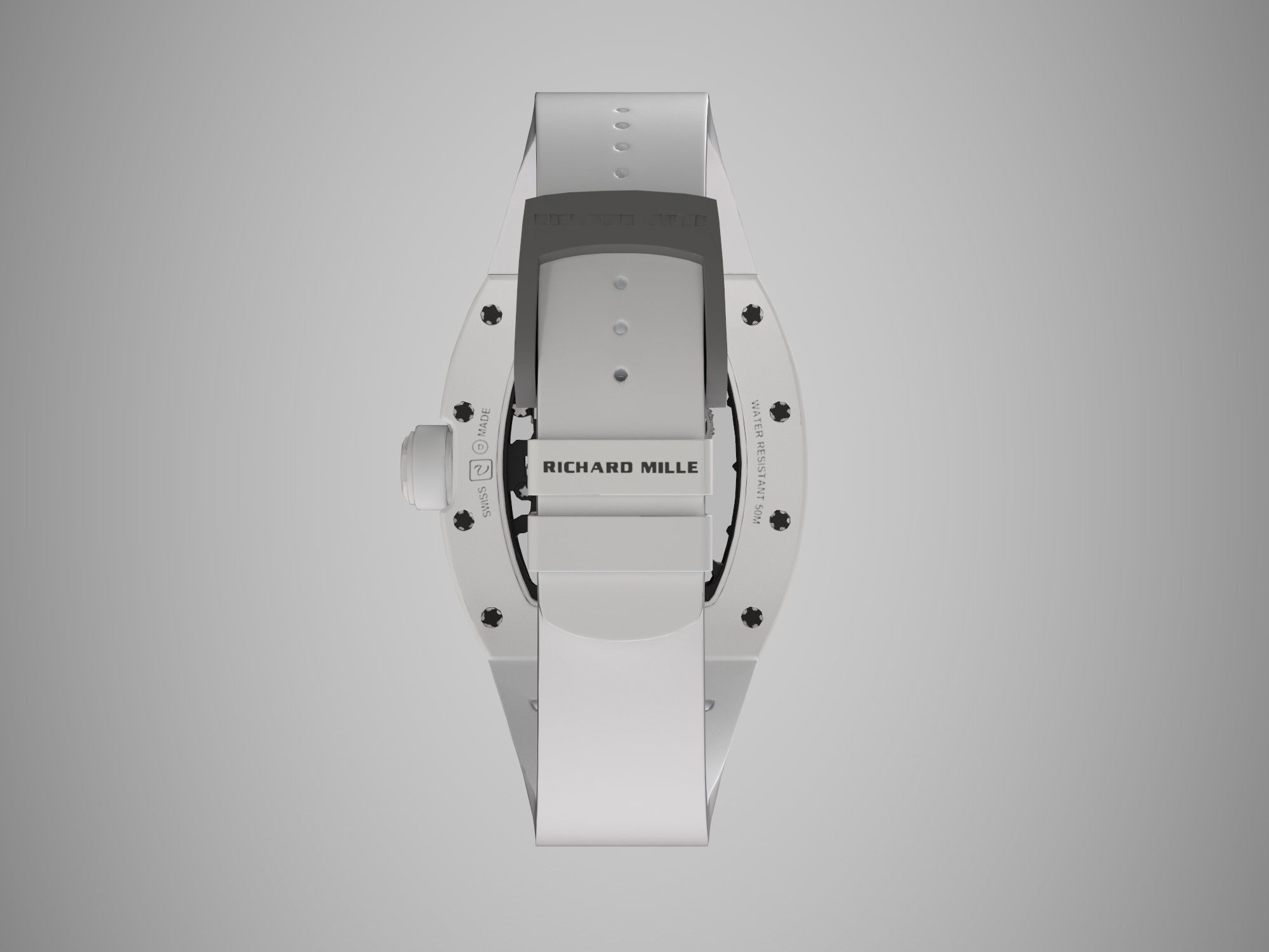Richard Mille Bubba Watson  RM 055 Low-poly 3D model_4
