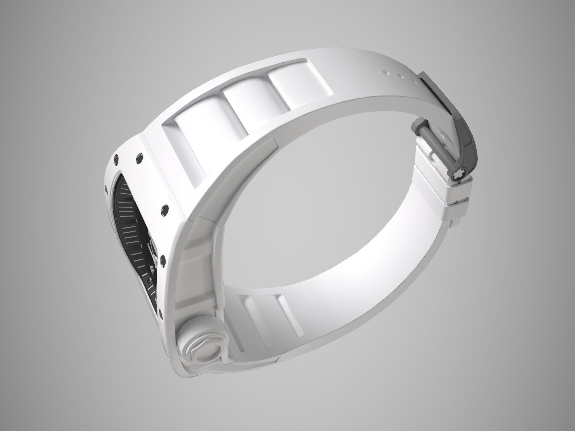Richard Mille Bubba Watson  RM 055 Low-poly 3D model_9