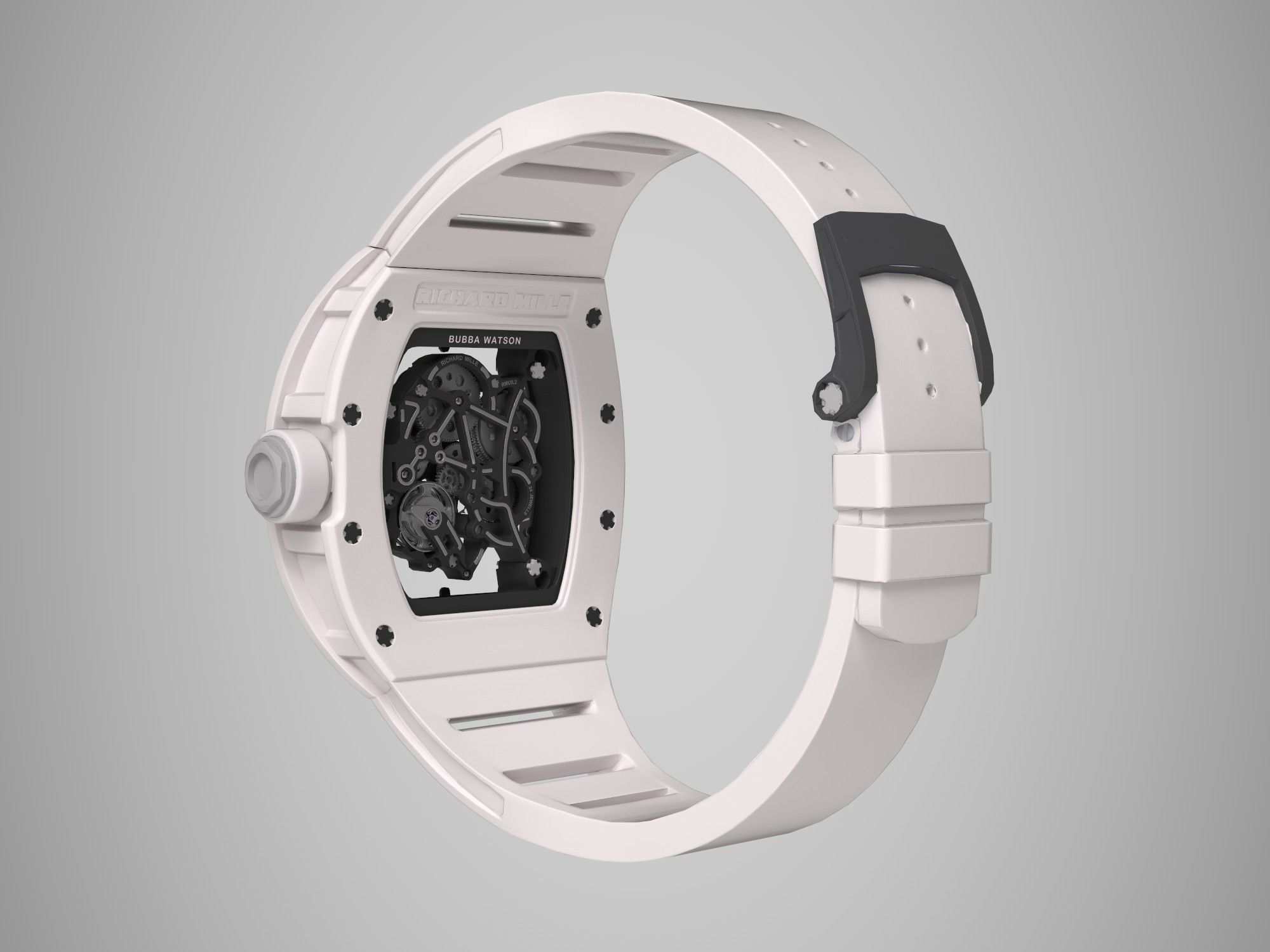 Richard Mille Bubba Watson  RM 055 Low-poly 3D model_3