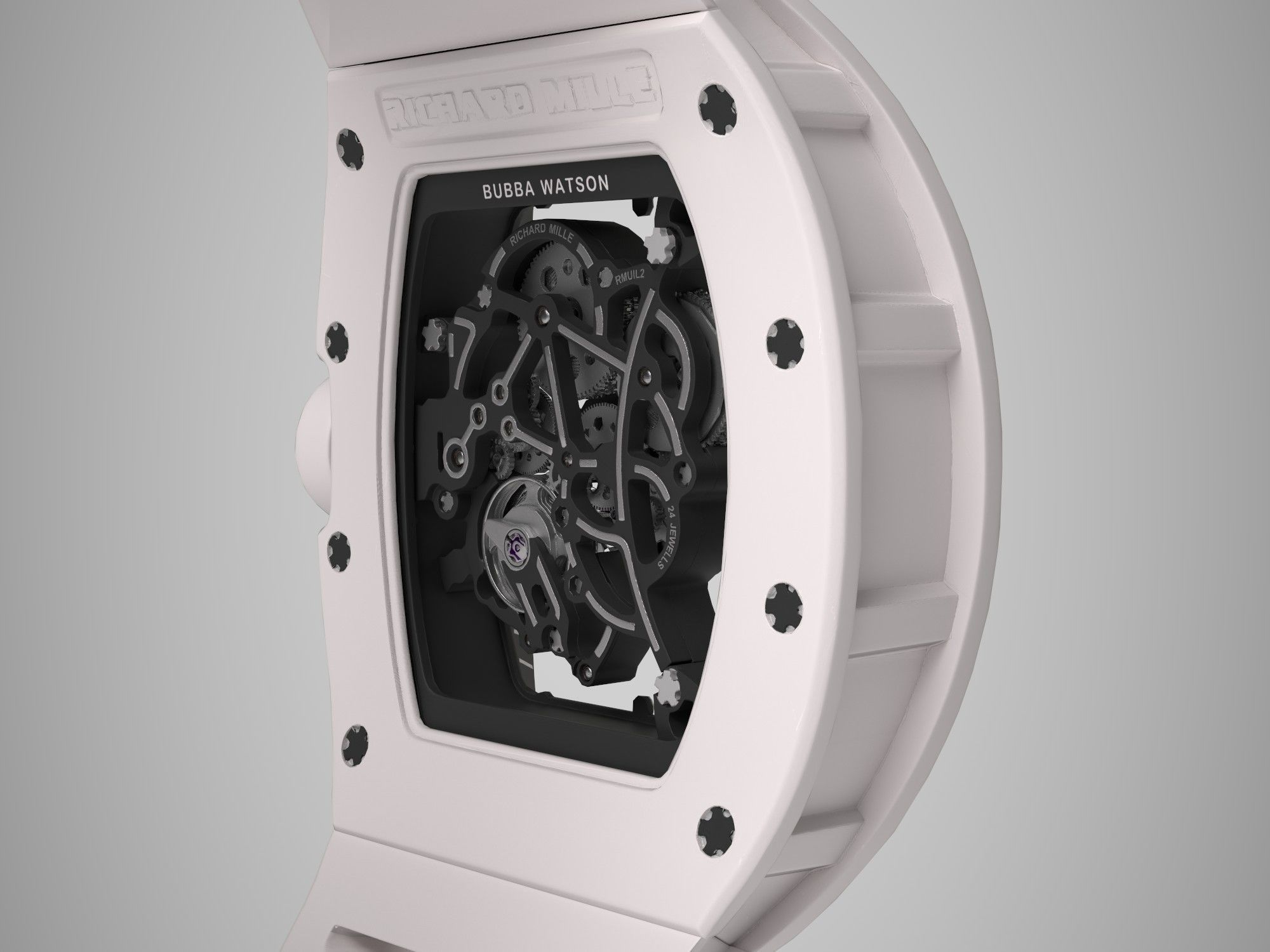 Richard Mille Bubba Watson  RM 055 Low-poly 3D model_10