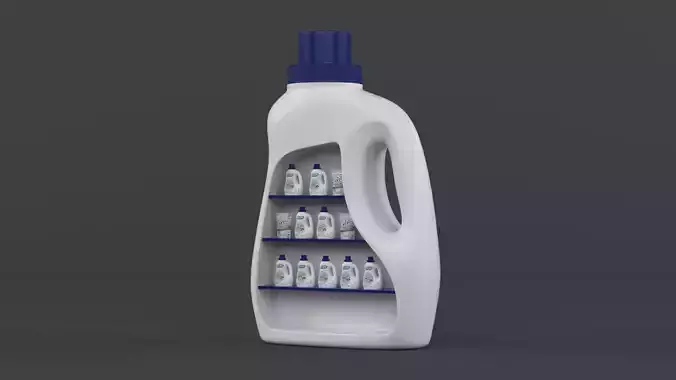 Laundry Detergent Display Rack