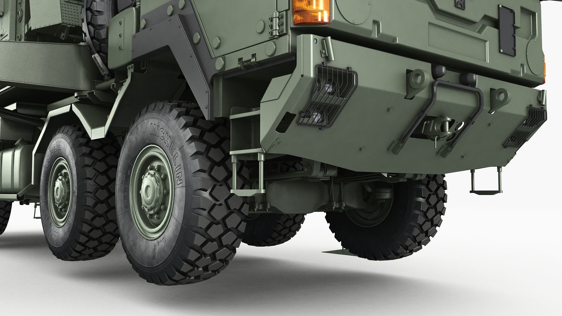 Radar MPQ-53 based on MAN truck armor chassis 3D model_22