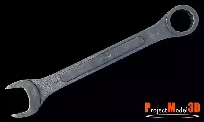 Wrench-Version002 wrench Low-poly 3D model
