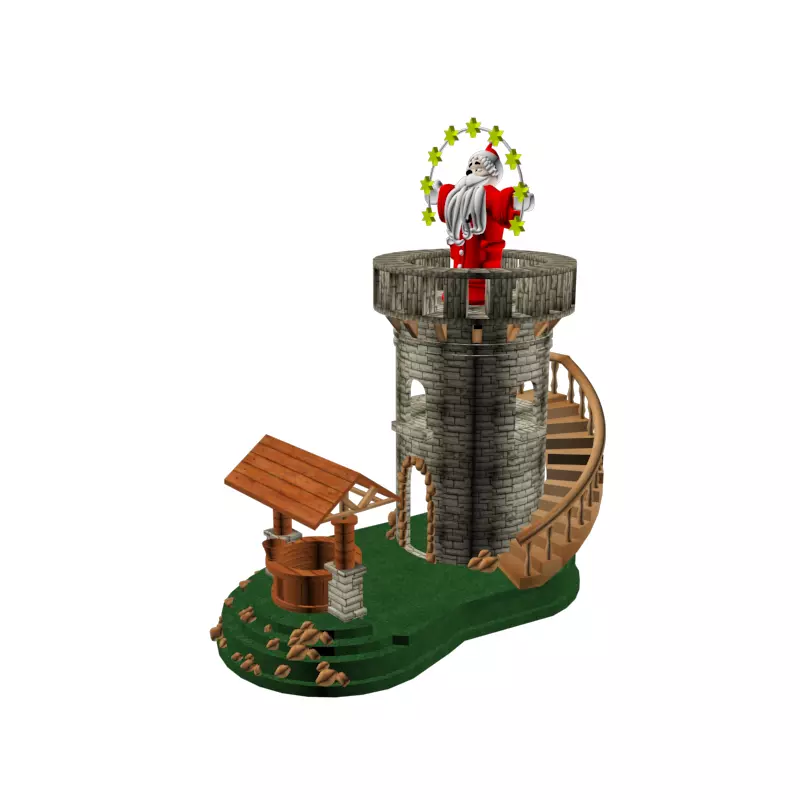 Estrutura de natal 3D model_0