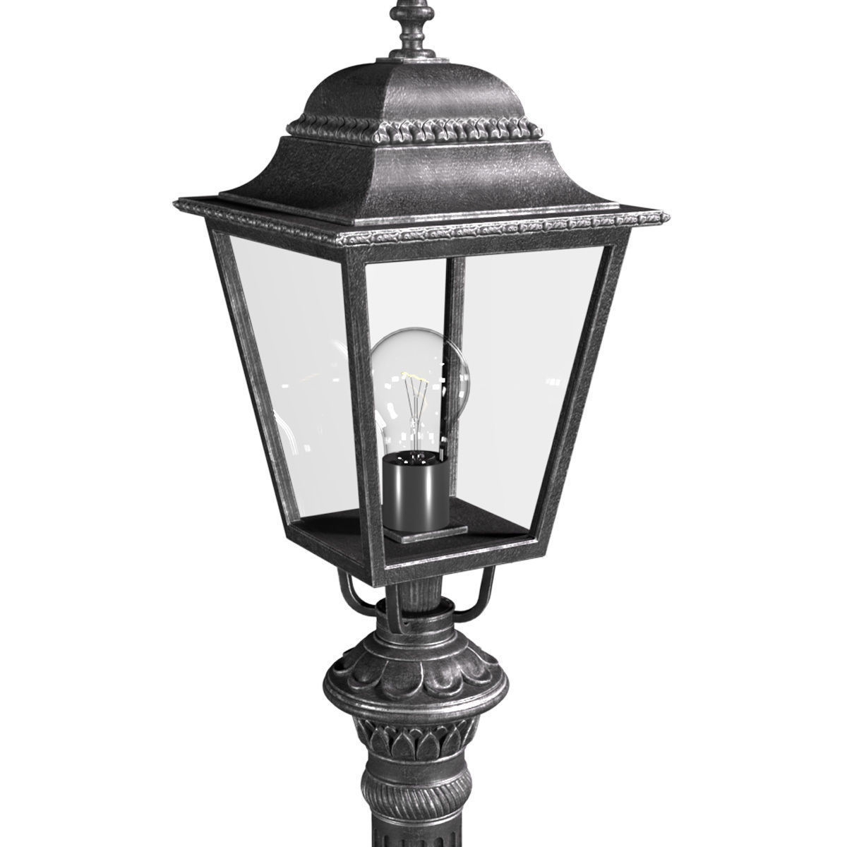 Classic street Outdoor landscape light Lamp Lantern 3D model_3