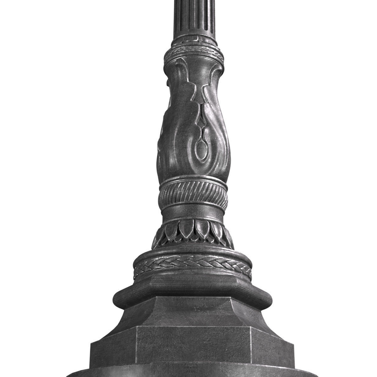 Classic street Outdoor landscape light Lamp Lantern 3D model_4