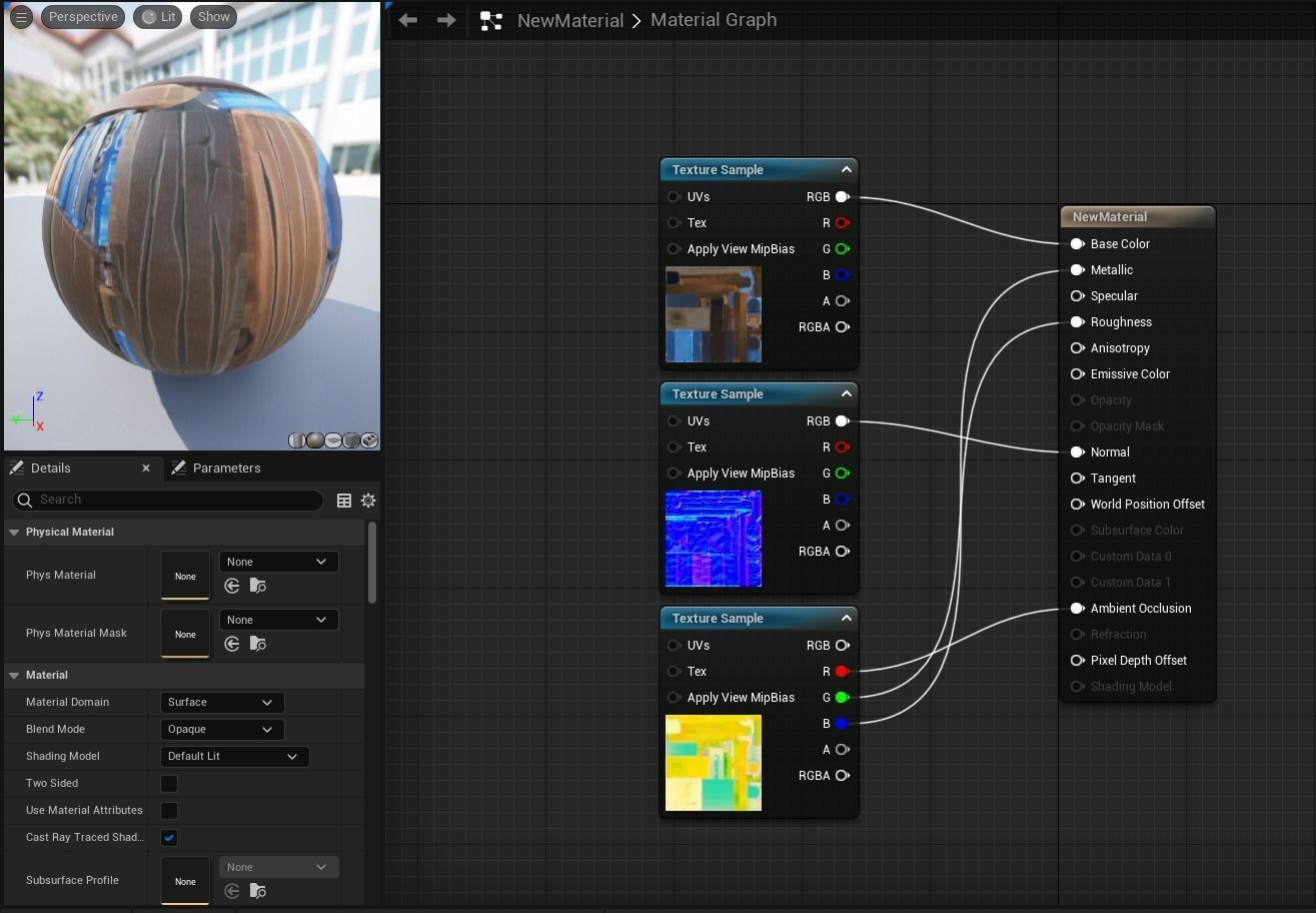 Stylized Village Mailbox Low-poly 3D model_17