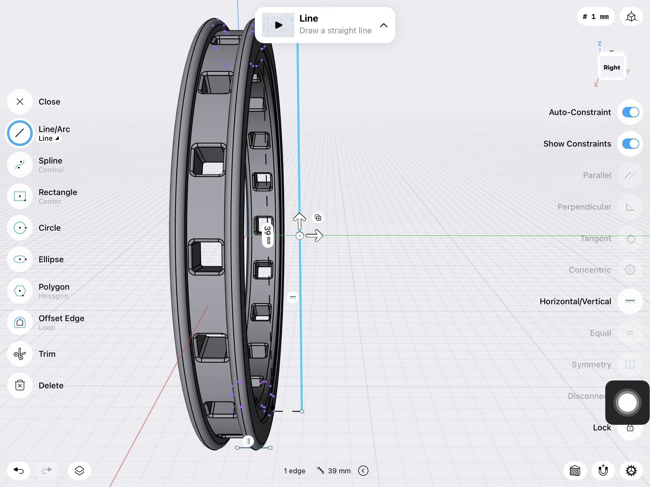Wedding band stl file 3D print model_13