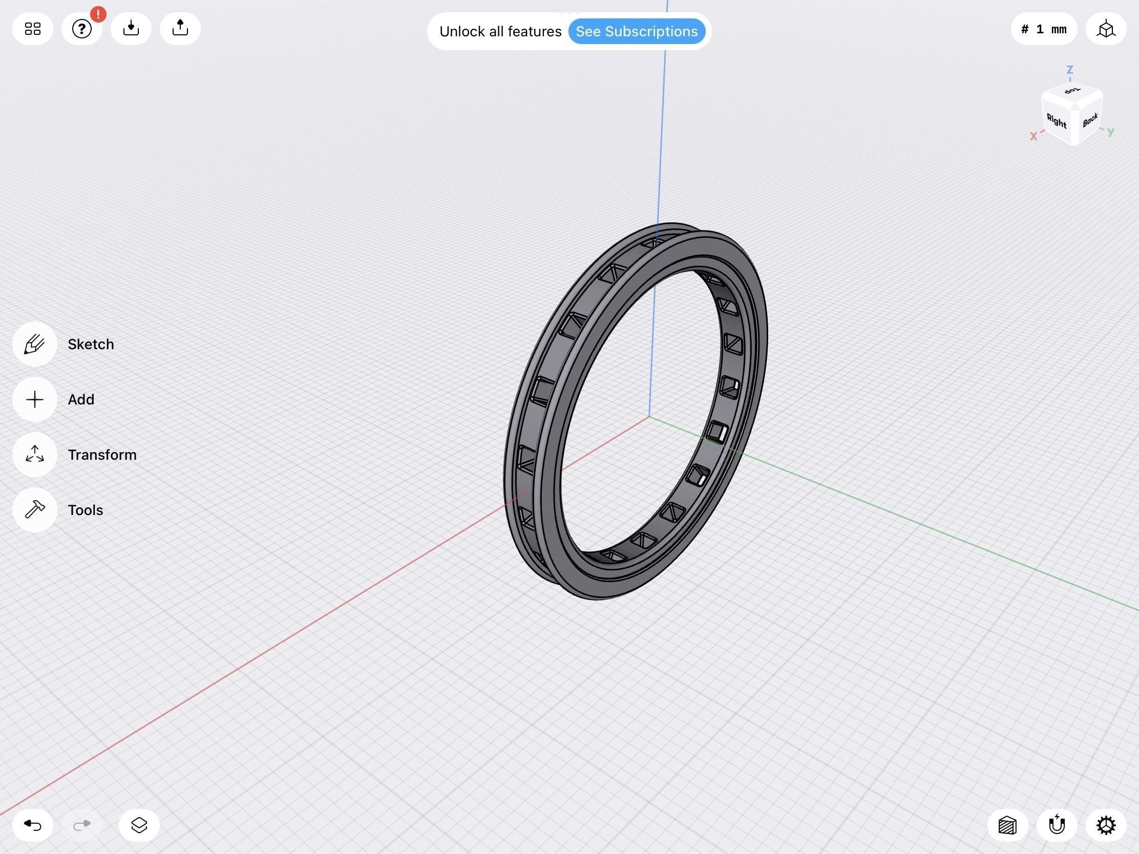 Wedding band stl file 3D print model_9