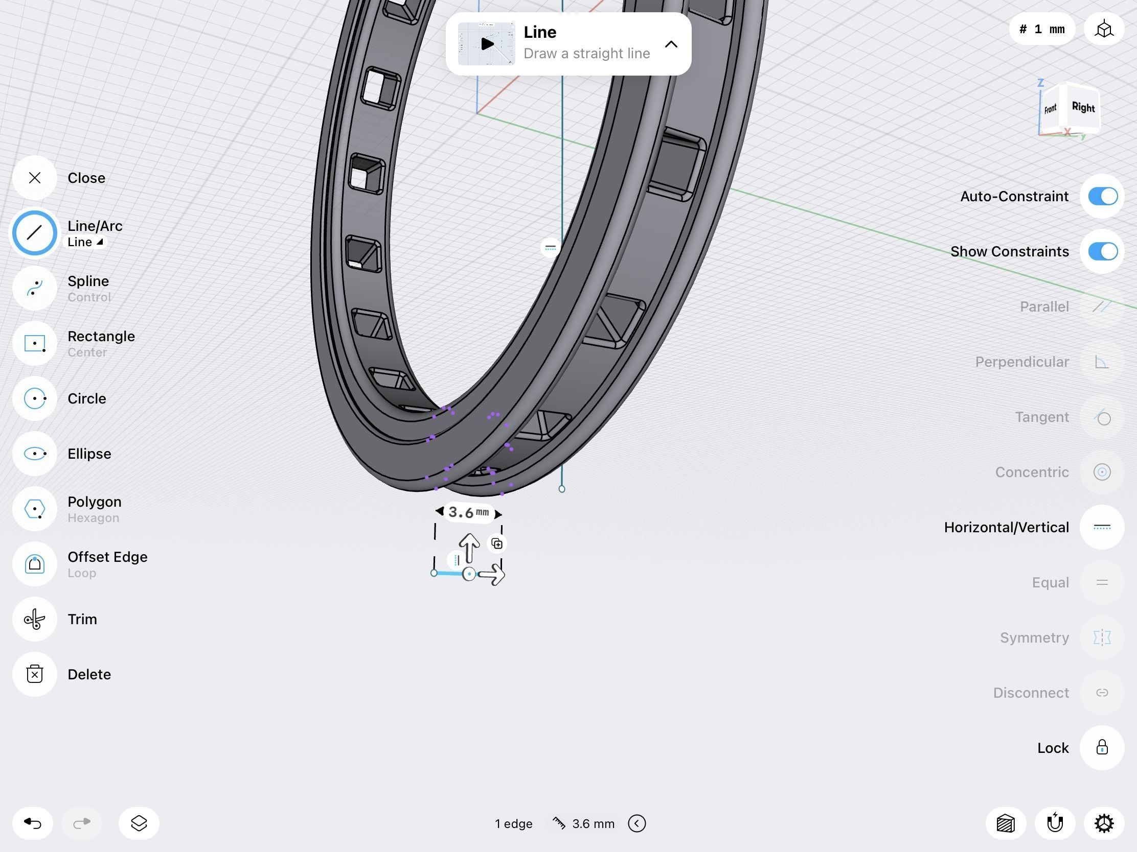 Wedding band stl file 3D print model_14