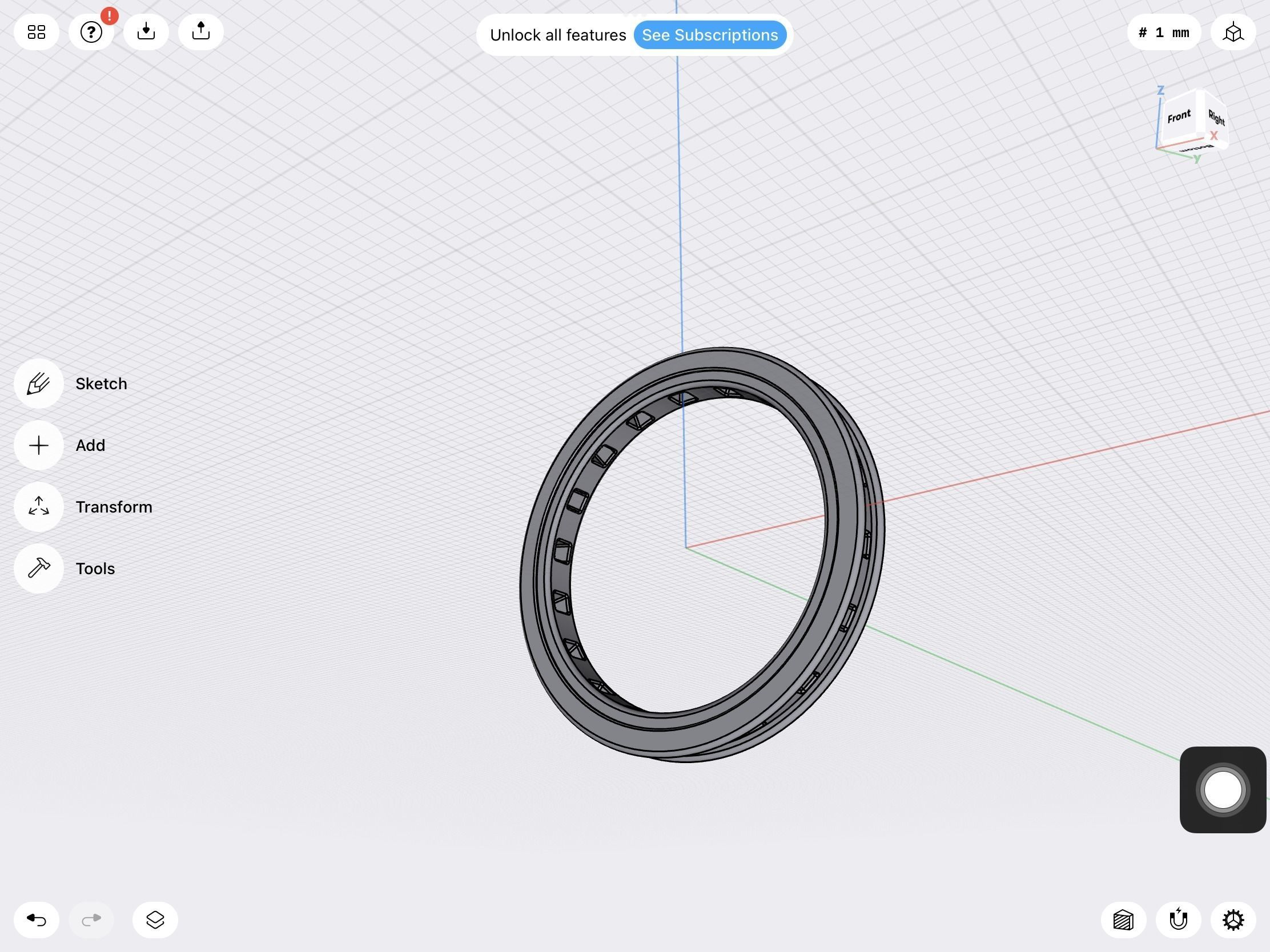 Wedding band stl file 3D print model_5