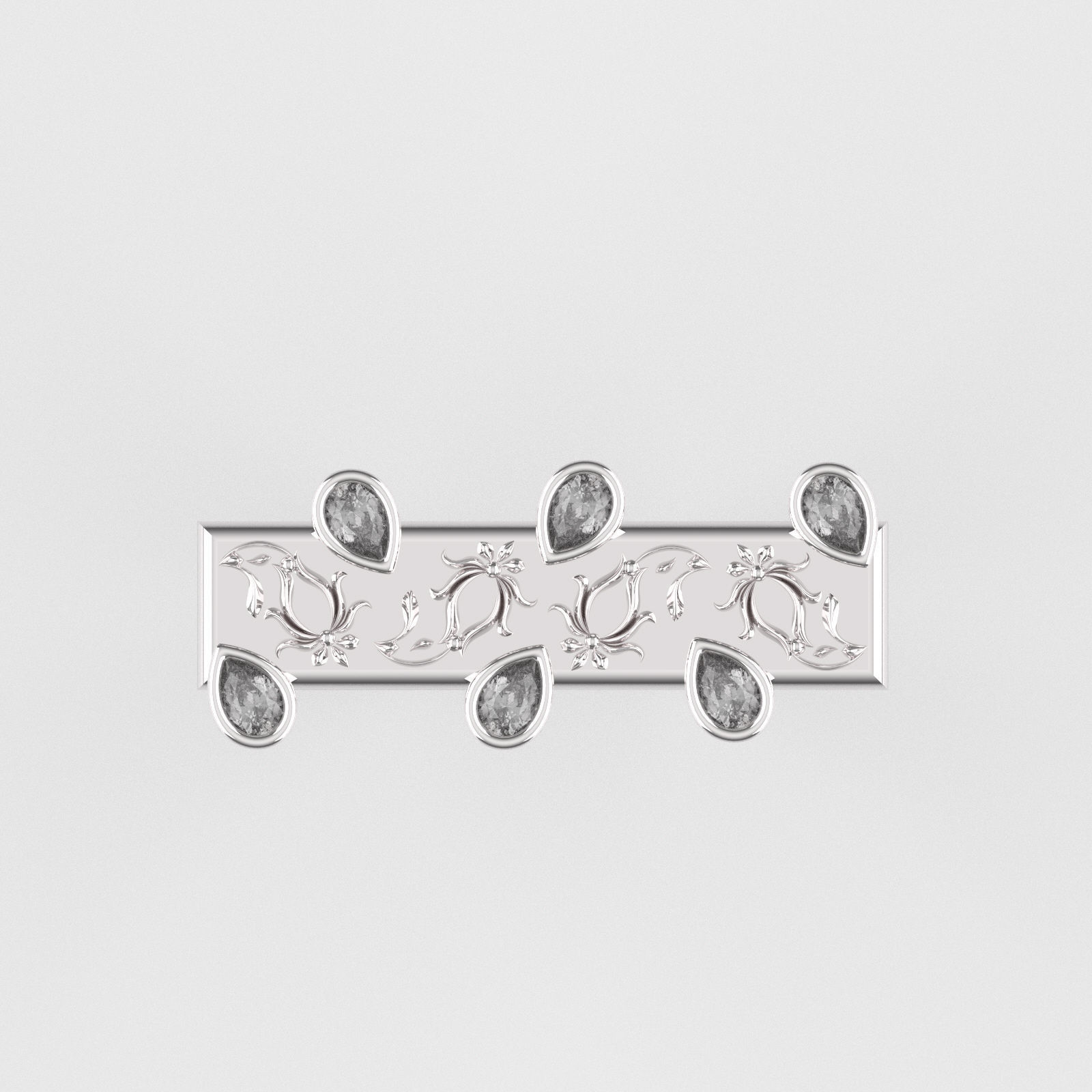 Nar111 tourmaline ring 3D print model_5