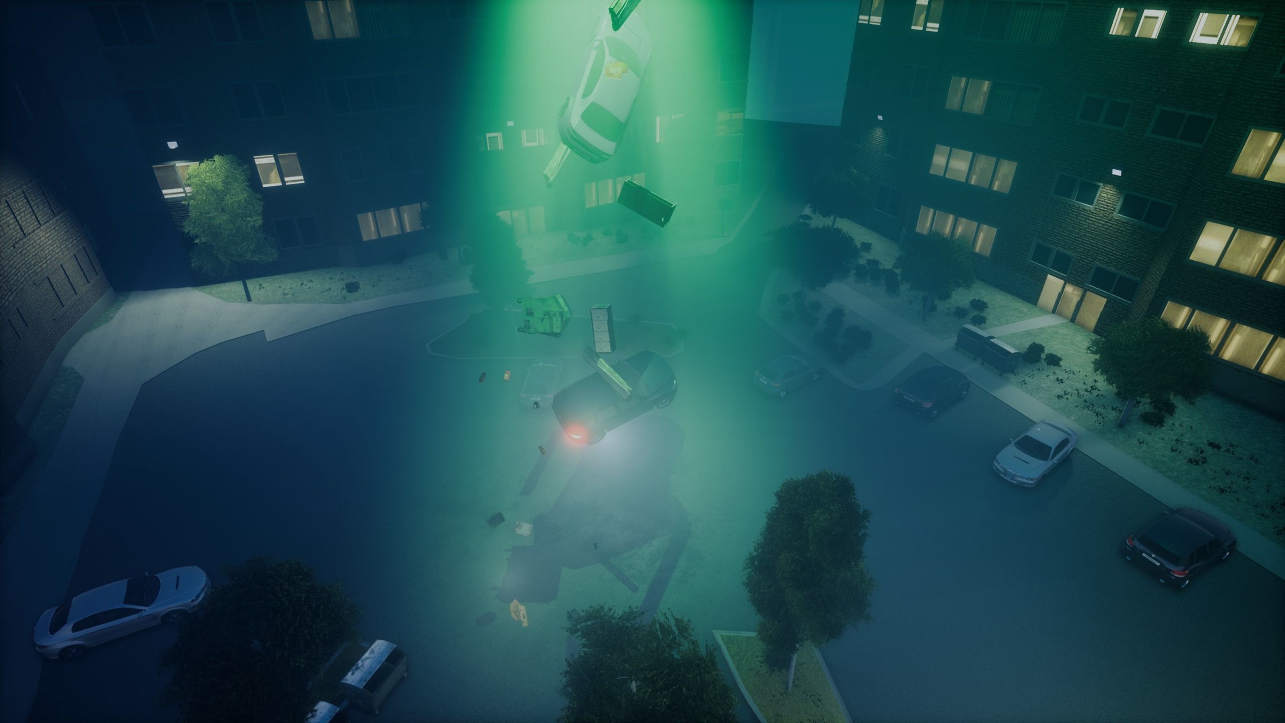 Chicago O Block 2 - Improvements and UFO Abduction Low-poly 3D model_3