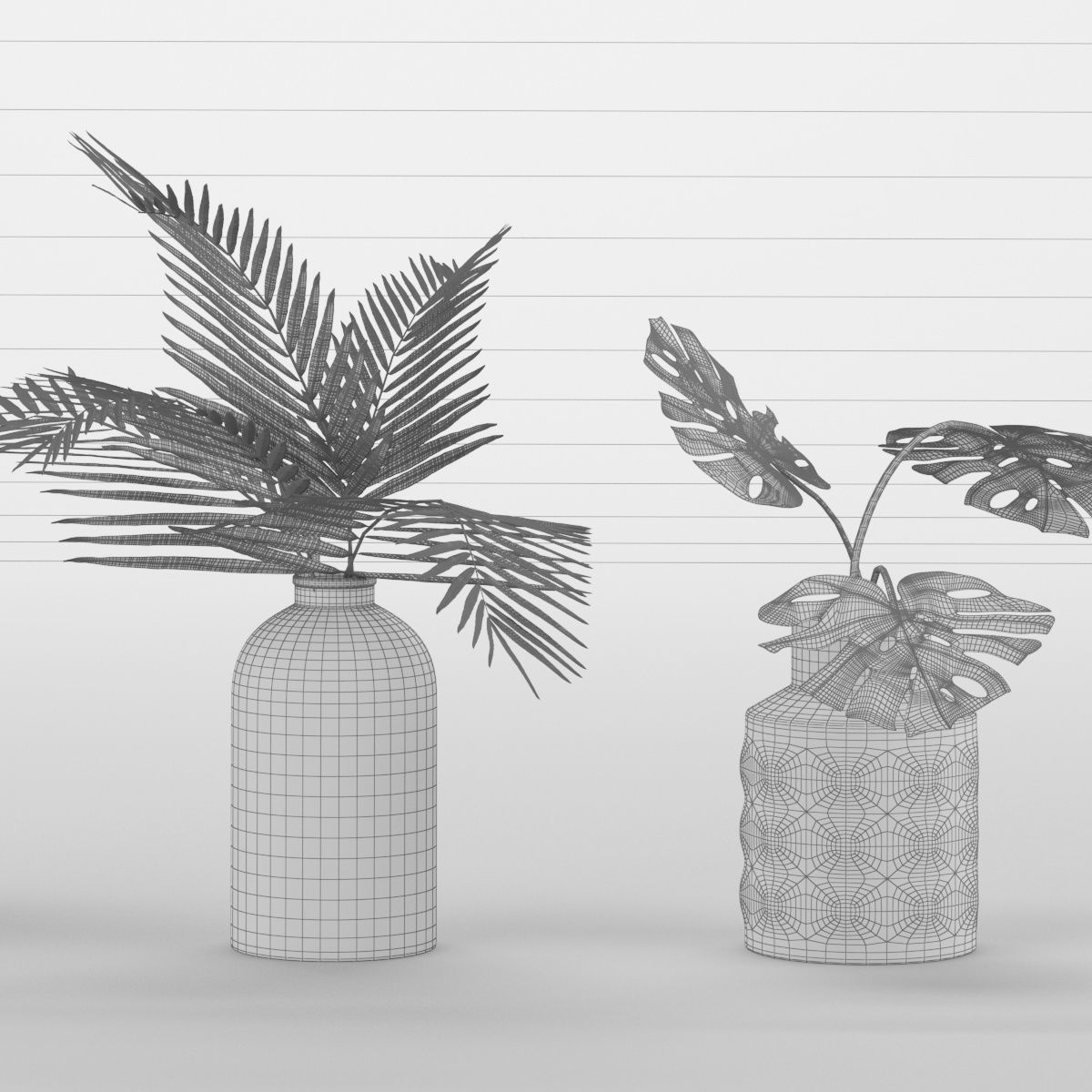greenery composition  3D model_5