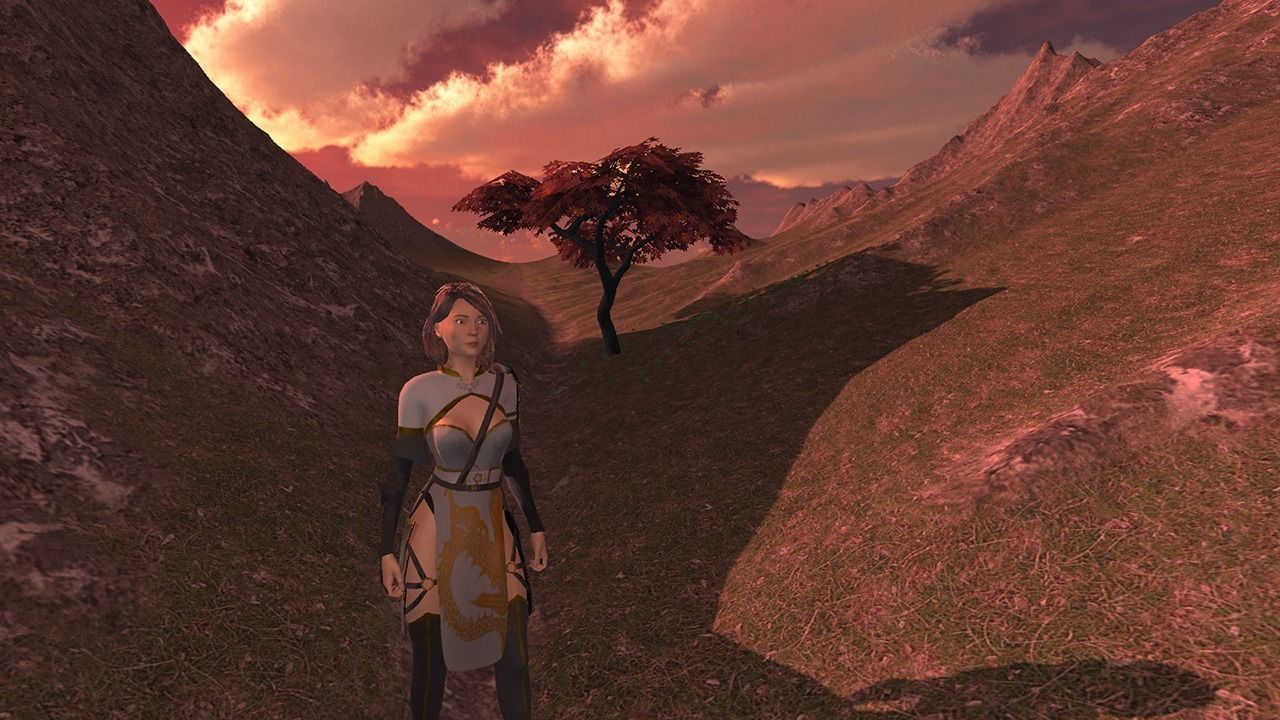 Asian woman character - game ready Low-poly 3D model_15