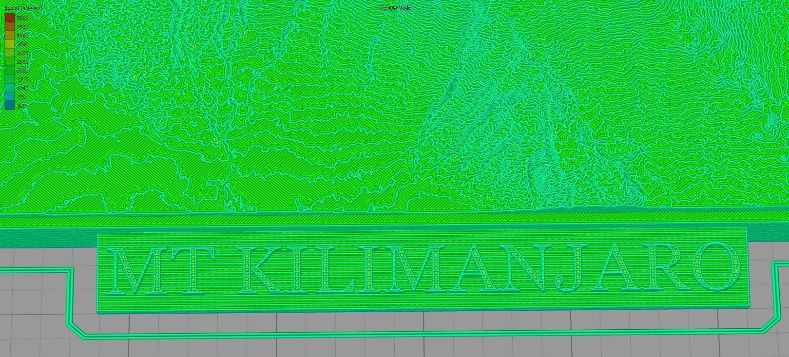 Mount Kilimanjaro 3D Print 3D print model_9