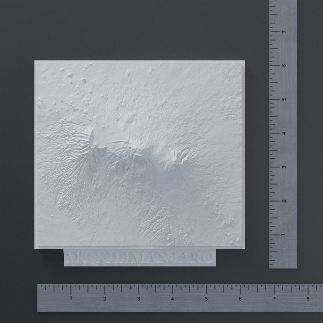 Mount Kilimanjaro 3D Print 3D print model_8