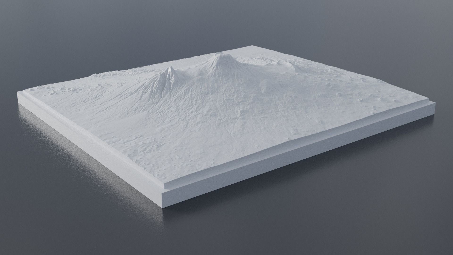 Mount Kilimanjaro 3D Print 3D print model_2