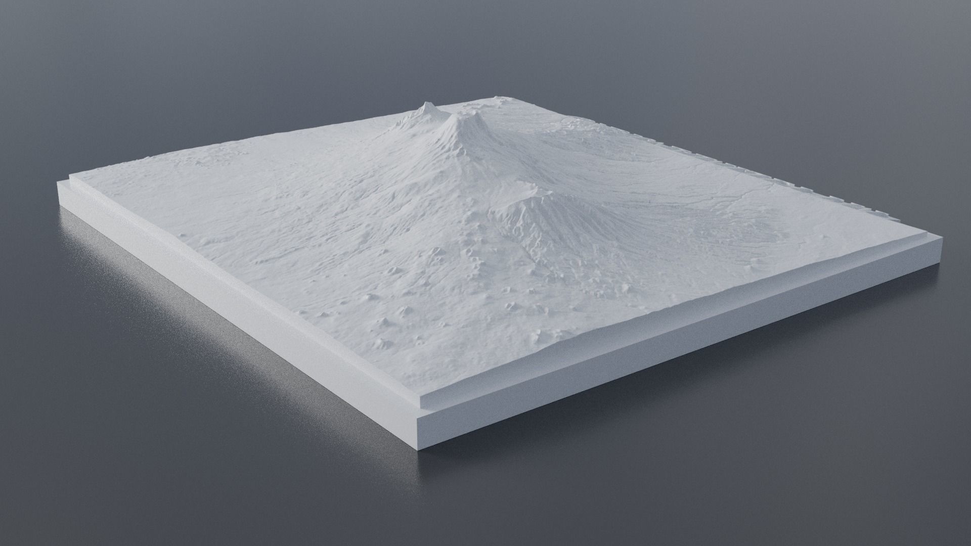 Mount Kilimanjaro 3D Print 3D print model_1