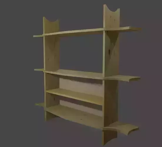 Handmade wood shelf