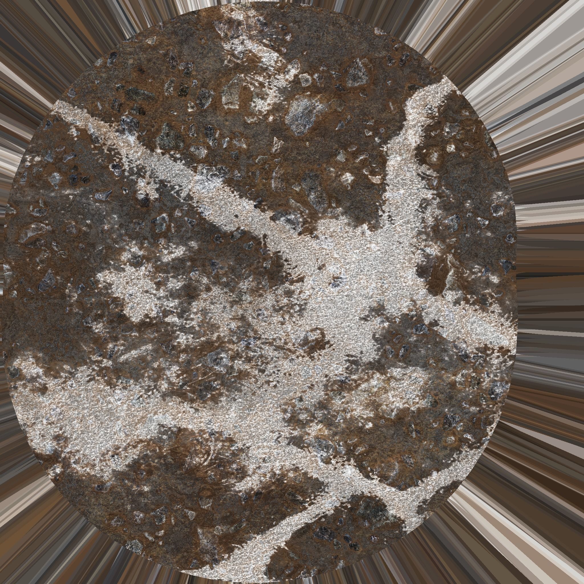 Science fiction landing pad with jet systems launch 3D model_3