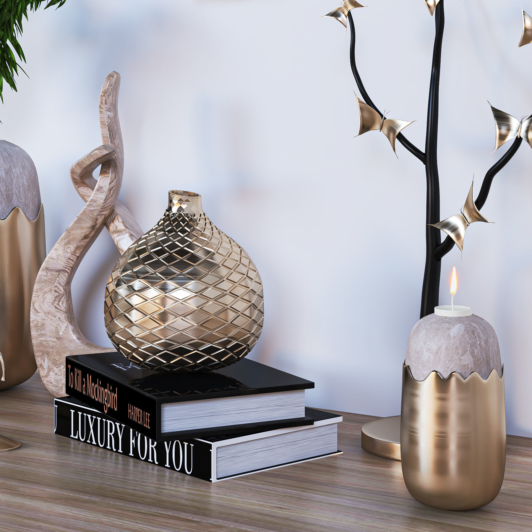 decorative set 44 3D model_1