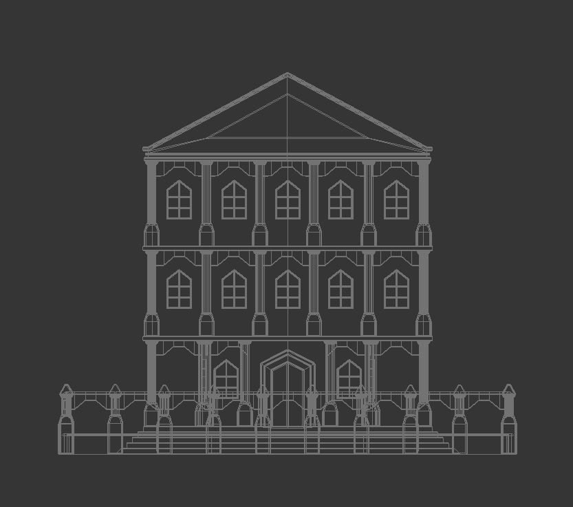 ROMAN HOUSE 3D model_2
