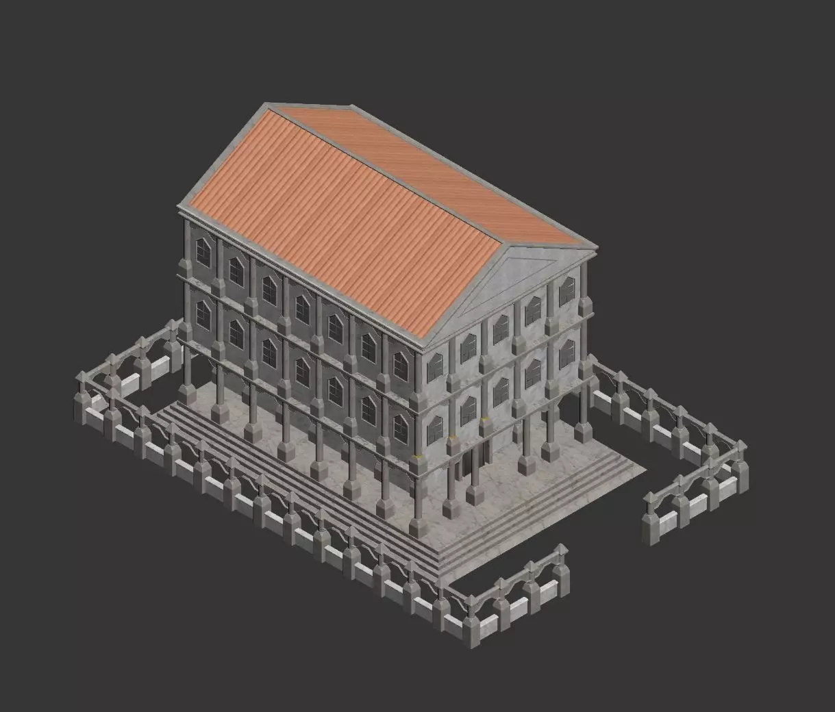 ROMAN HOUSE 3D model_0